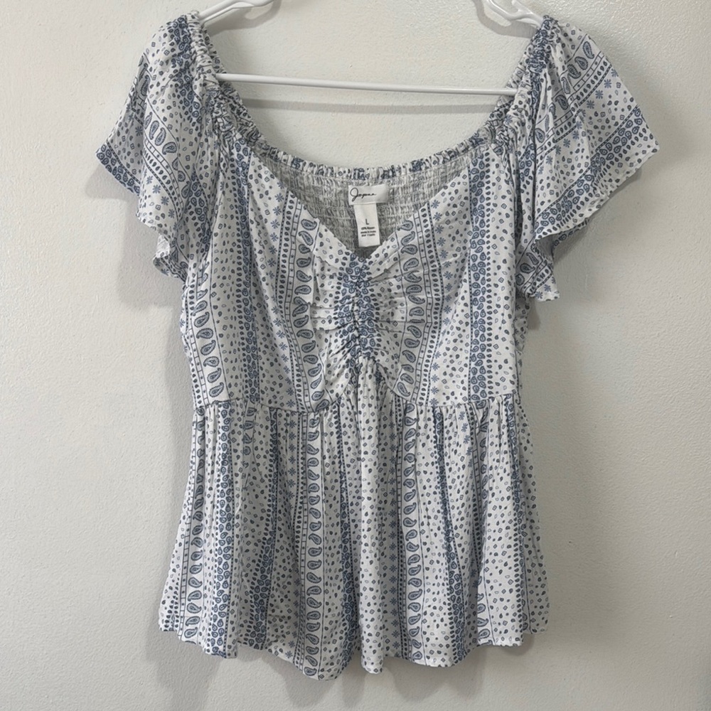 Japra  Flutter Sleeve Blouse
